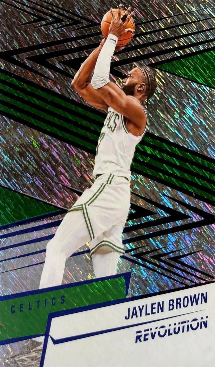 2024 Panini Revolution Basketball Blue Storm Jaylen Brown #92