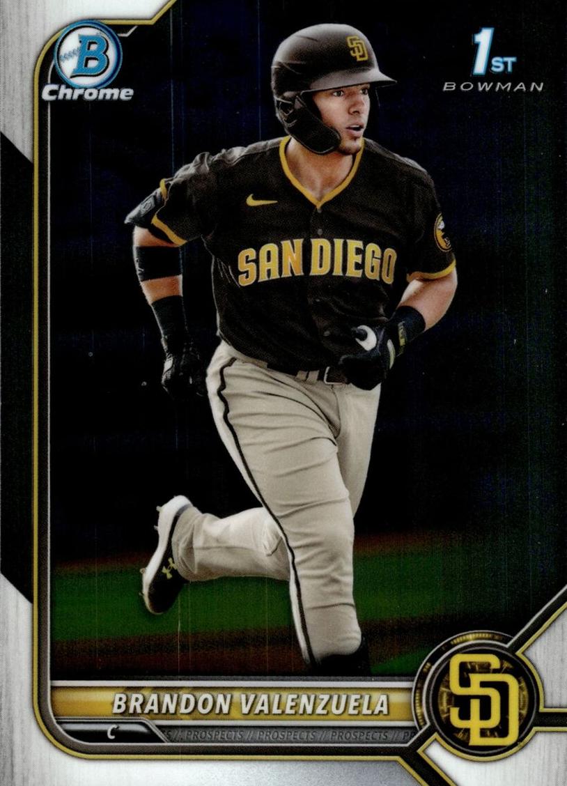 2022 Bowman Chrome Prospects Baseball Brandon Valenzuela #BCP-28