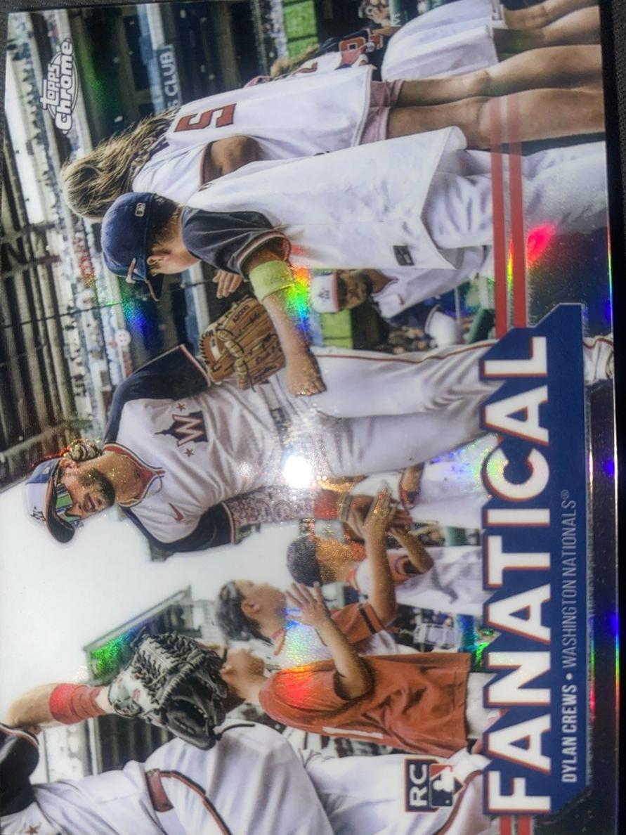 2025 Topps Chrome Baseball Dylan Crews #FAN-19 PSA 9