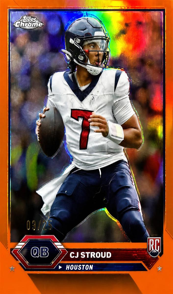 2023 Topps Composite Football Orange Refractor C.J. Stroud #2