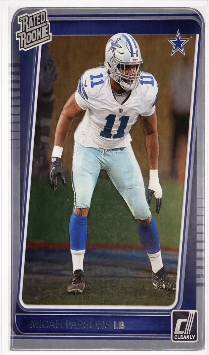 2021 Panini Clearly Donruss Football Micah Parsons #95