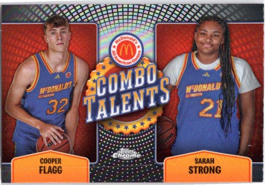 2024 Topps Chrome McDonald's All American Basketball Refractor Sarah Strong #10
