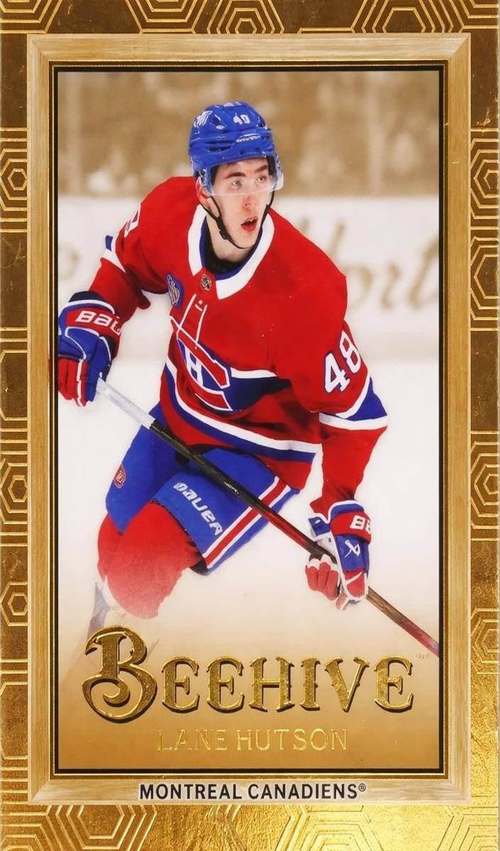 2024 Upper Deck Hockey Gold Lane Hutson #BH-18 PSA 9
