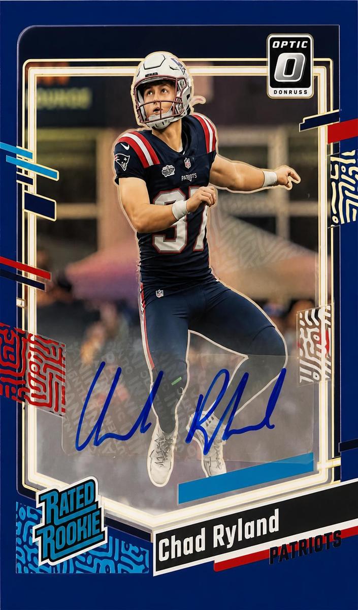2023 Donruss Optic Football Blue Chad Ryland #273