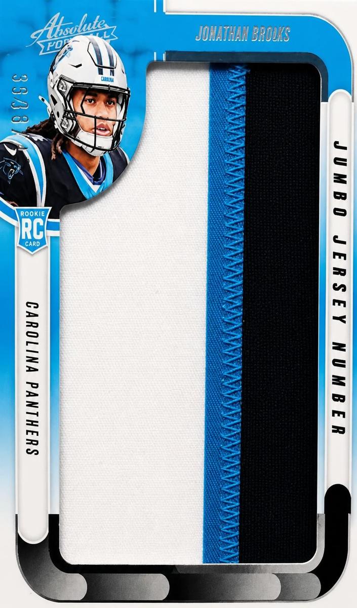 2024 Panini Absolute Football Jersey Number Jonathon Brooks #JJN-JBS