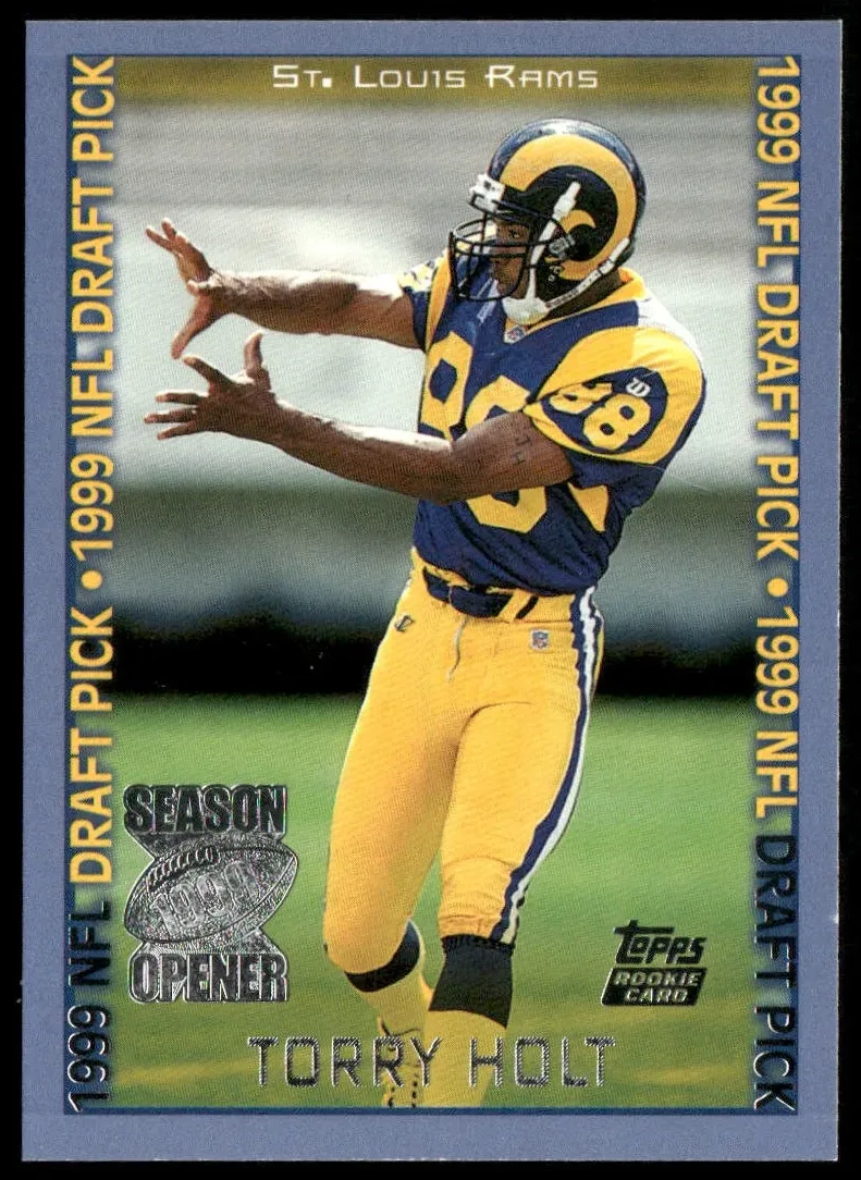1999 Topps Season Opener Football Torry Holt #146 BGS 8.5