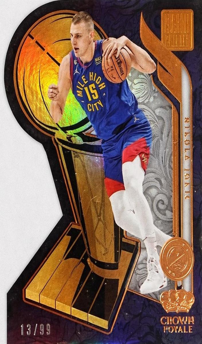 2023 Panini Crown Royale Basketball Blue Nikola Jokic #6