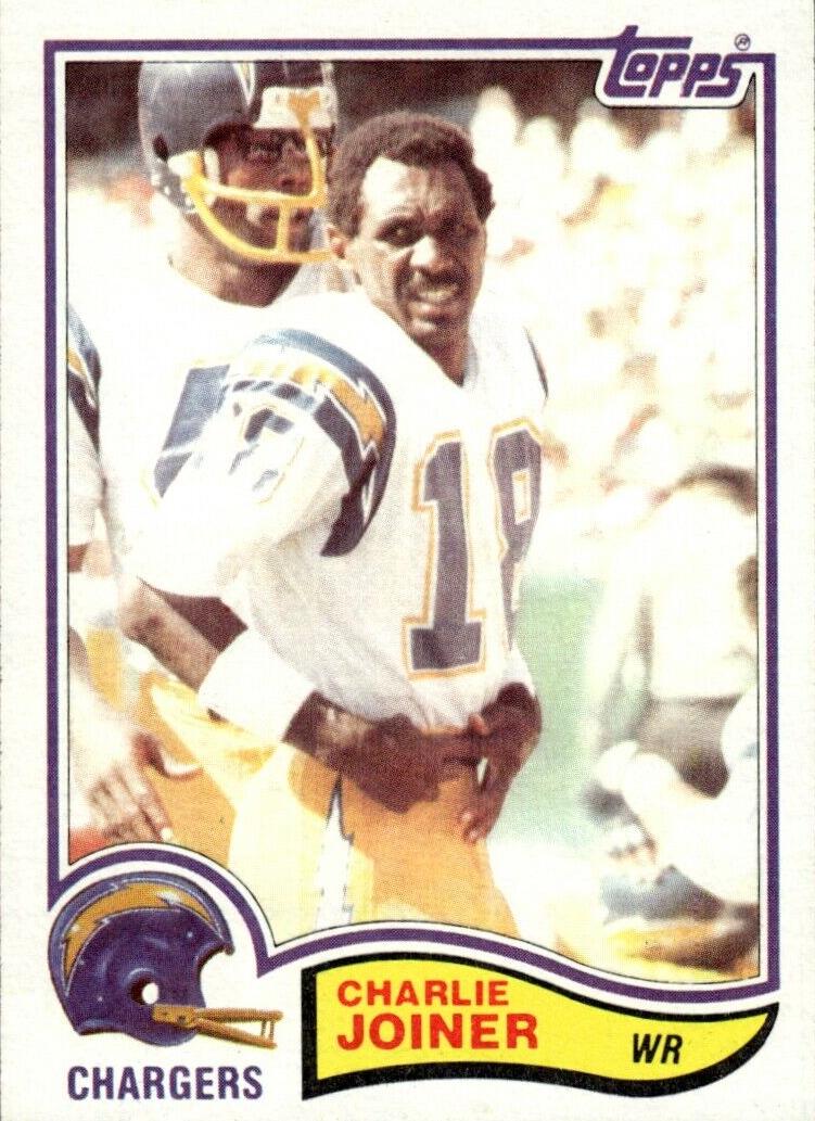 1982 Topps Football Charlie Joiner #233