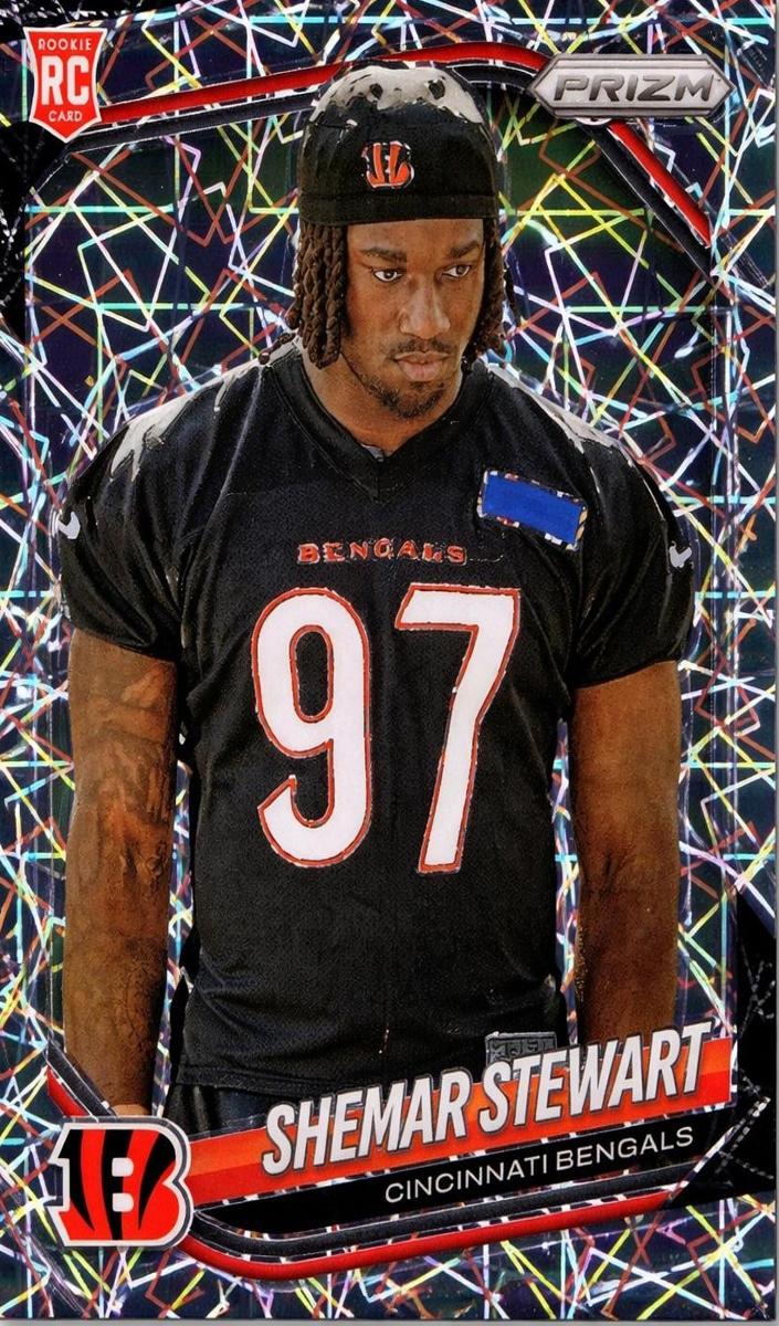 2025 Panini Prizm Football Lazer Shemar Stewart #344