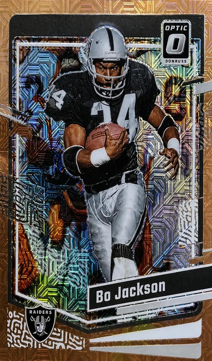 2023 Donruss Optic Football Bronze Mojo Bo Jackson #95
