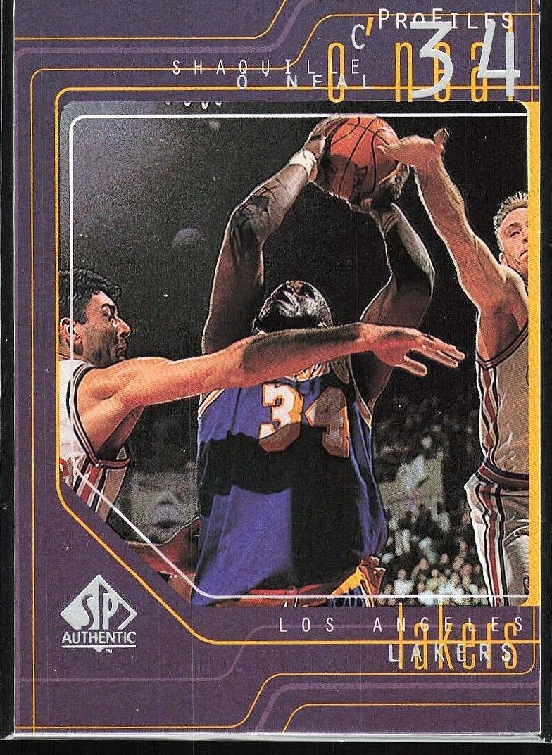 1997 SP Authentic Basketball Shaquille O'Neal #P23 PSA 7