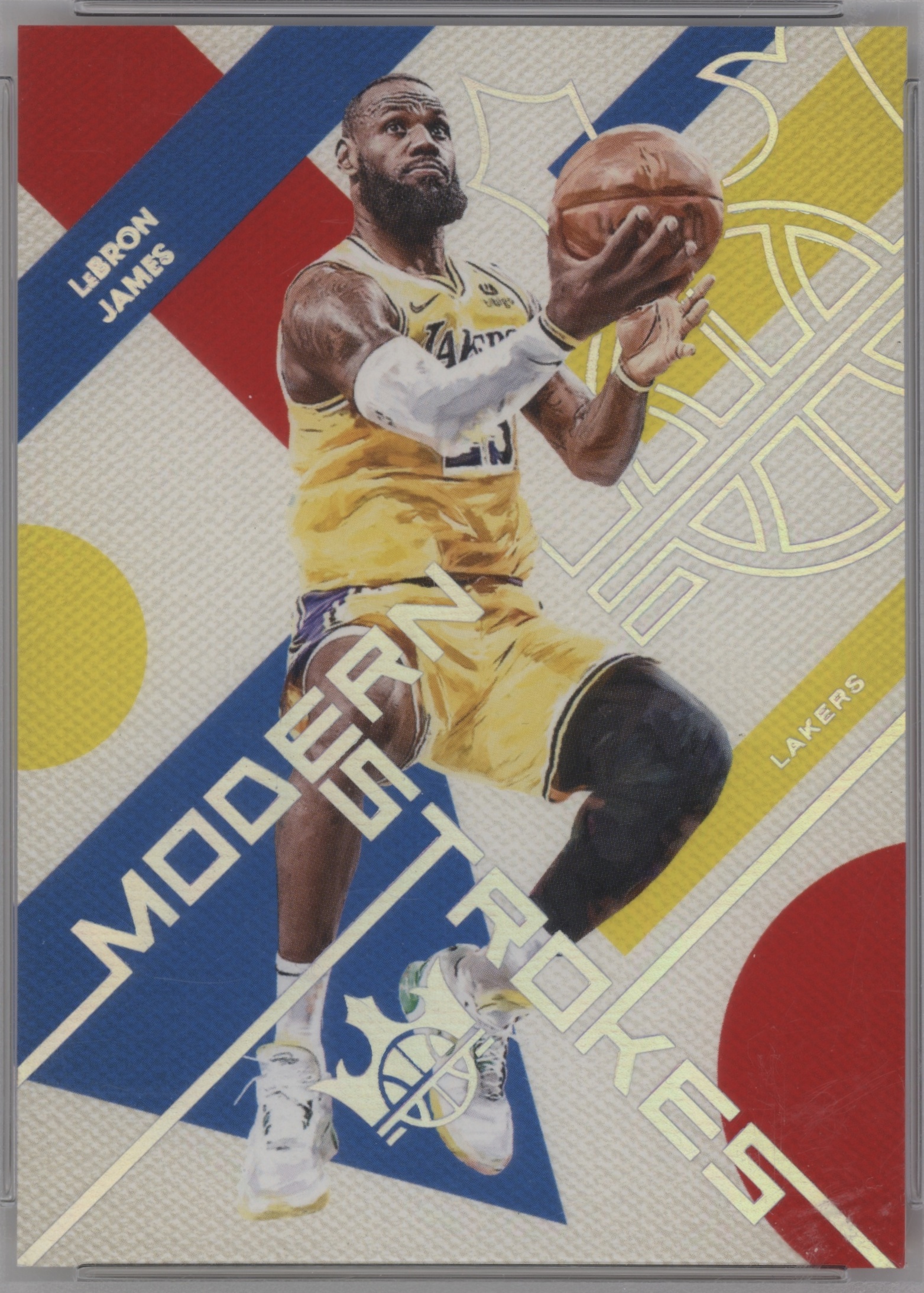 2024 Panini Court Kings Basketball Burgundy LeBron James #12