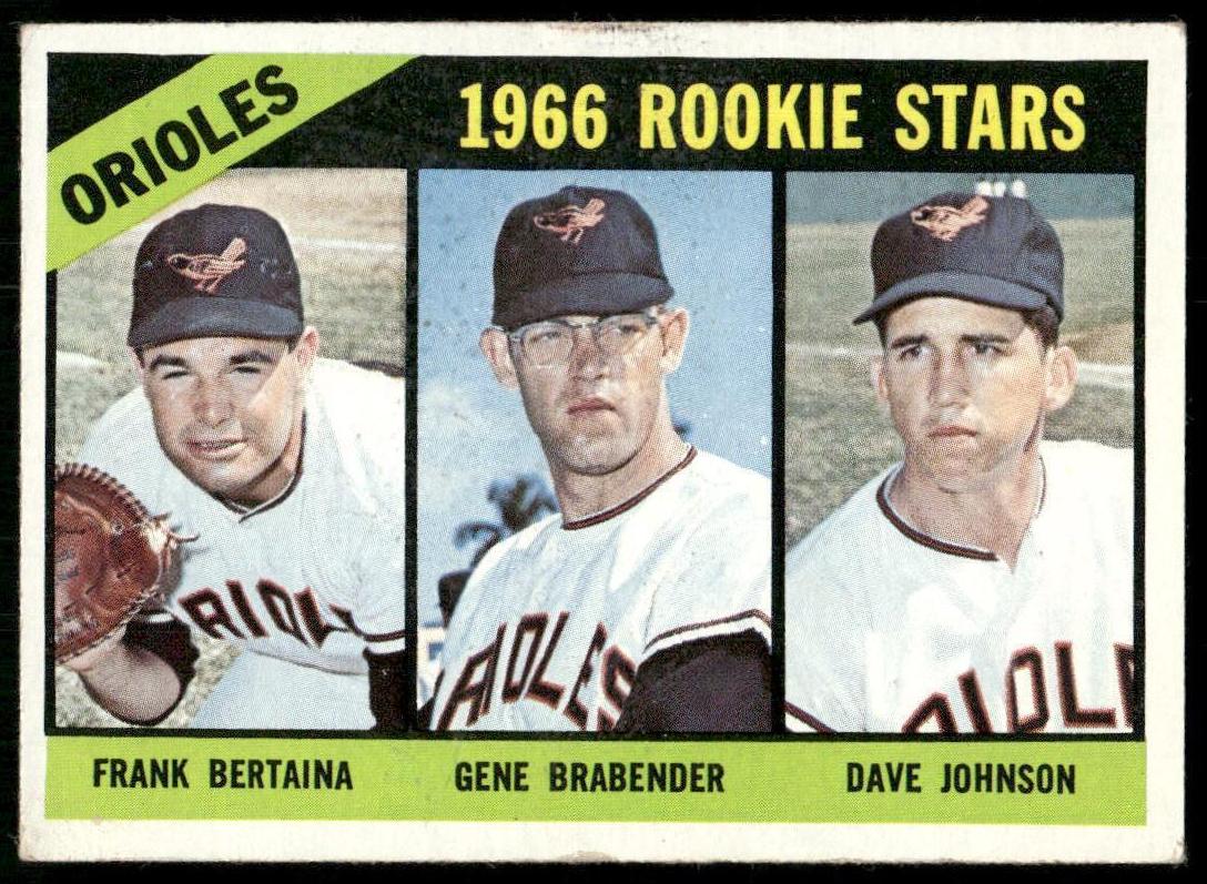 1966 Topps Baseball Orioles Rookies #579