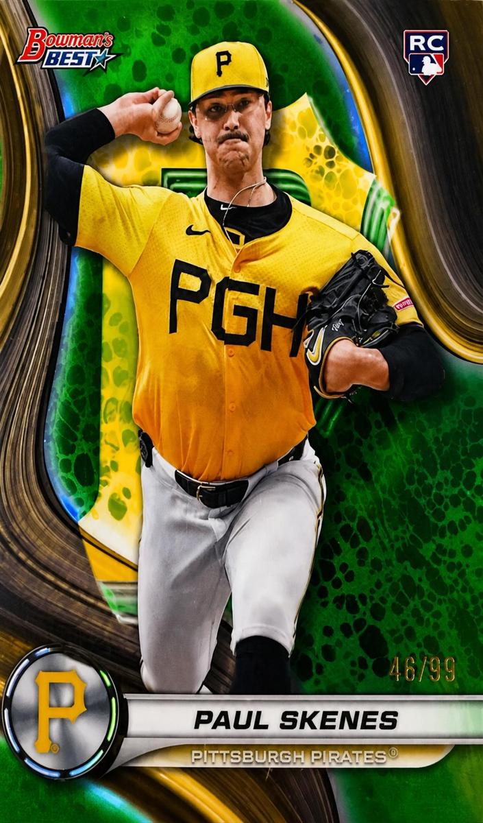 2024 Bowman's Best Baseball Green Paul Skenes #53