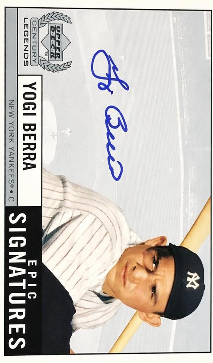 1999 Upper Deck Century Legends Baseball Yogi Berra #YB PSA 6