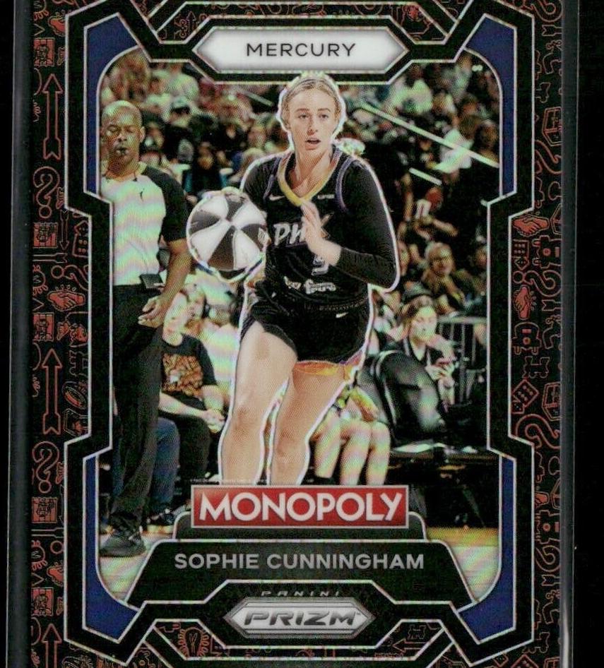 2024 Panini Prizm Monopoly WNBA Basketball Millionaire Club Sophie Cunningham #37 PSA 10