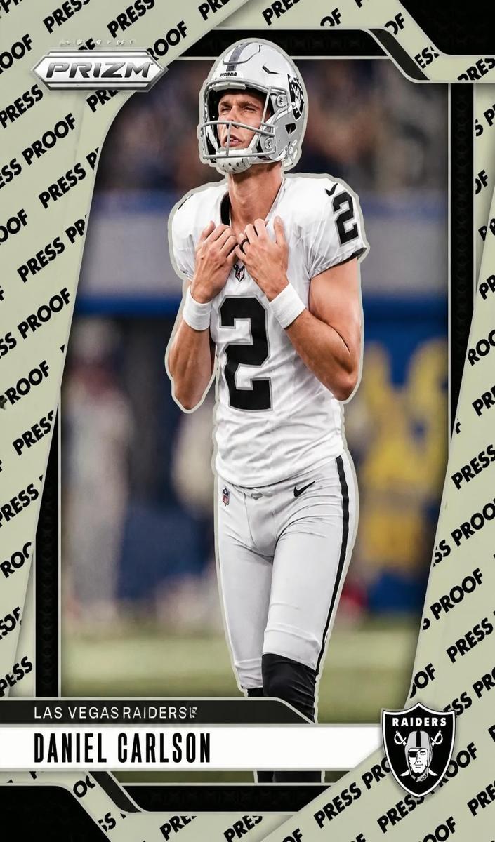 2024 Panini Prizm Football Press Proof Daniel Carlson #153