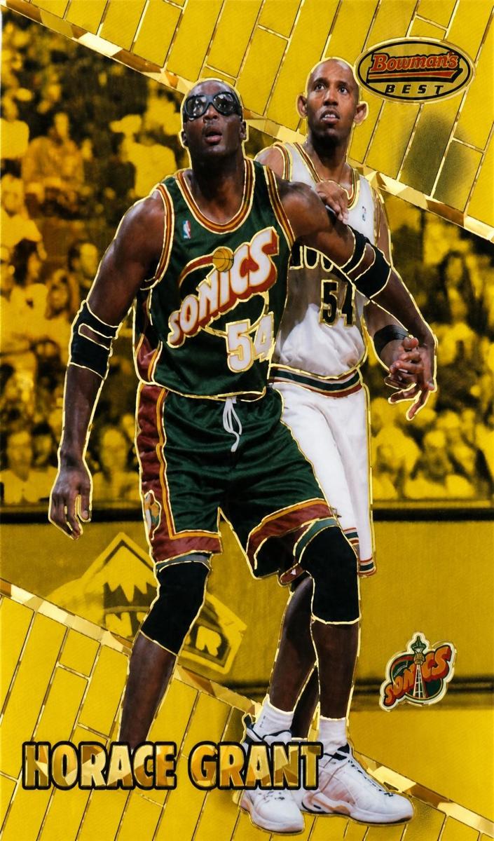1999 Bowman's Best Basketball Atomic Refractor Horace Grant #31