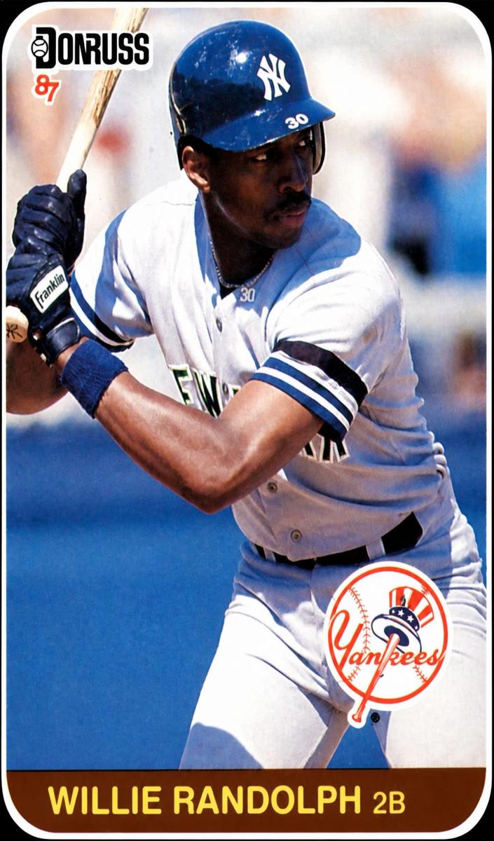 1987 Donruss Baseball Willie Randolph #154