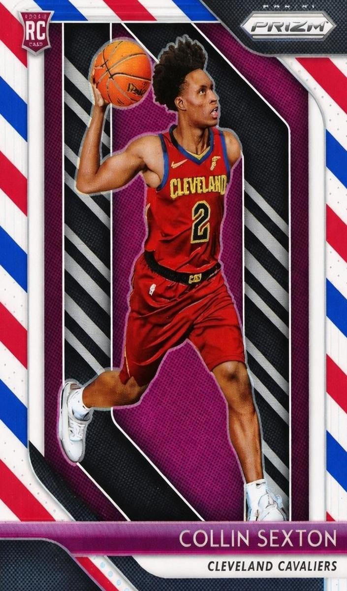 2018 Panini Prizm Basketball Prizms Red White Blue Collin Sexton #170