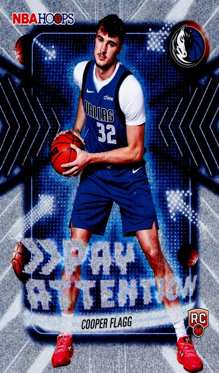 2025 Topps NBA Hoops Basketball Pixel Burst Cooper Flagg #PA-16