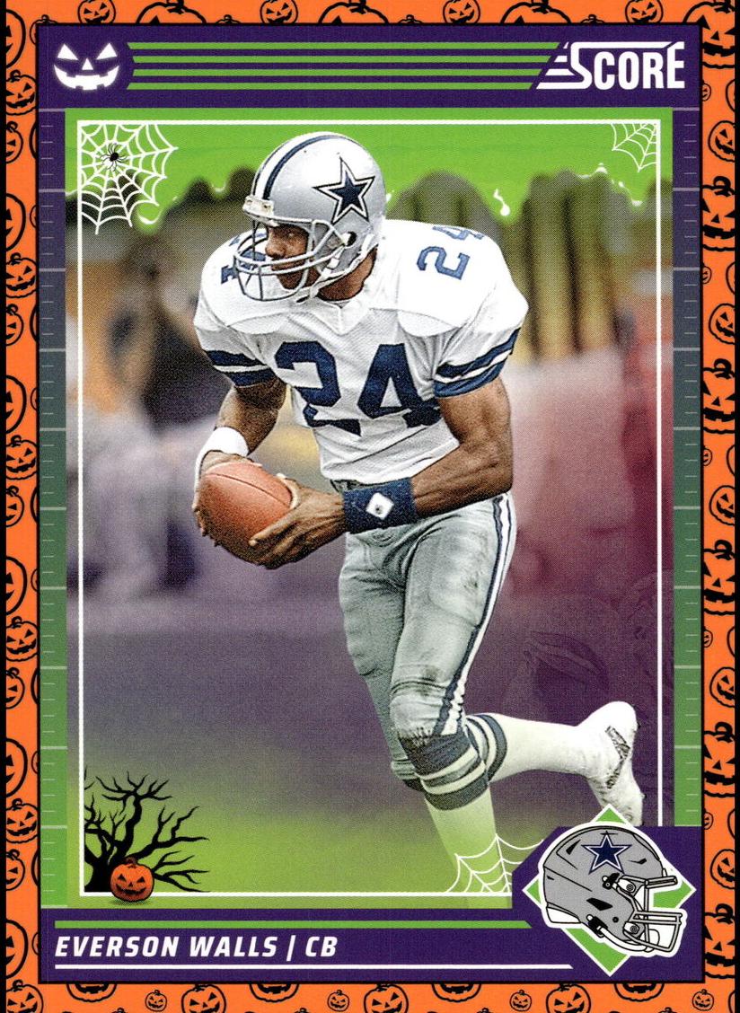 2024 Panini Score-a-Treat Football Pumpkin Everson Walls #81