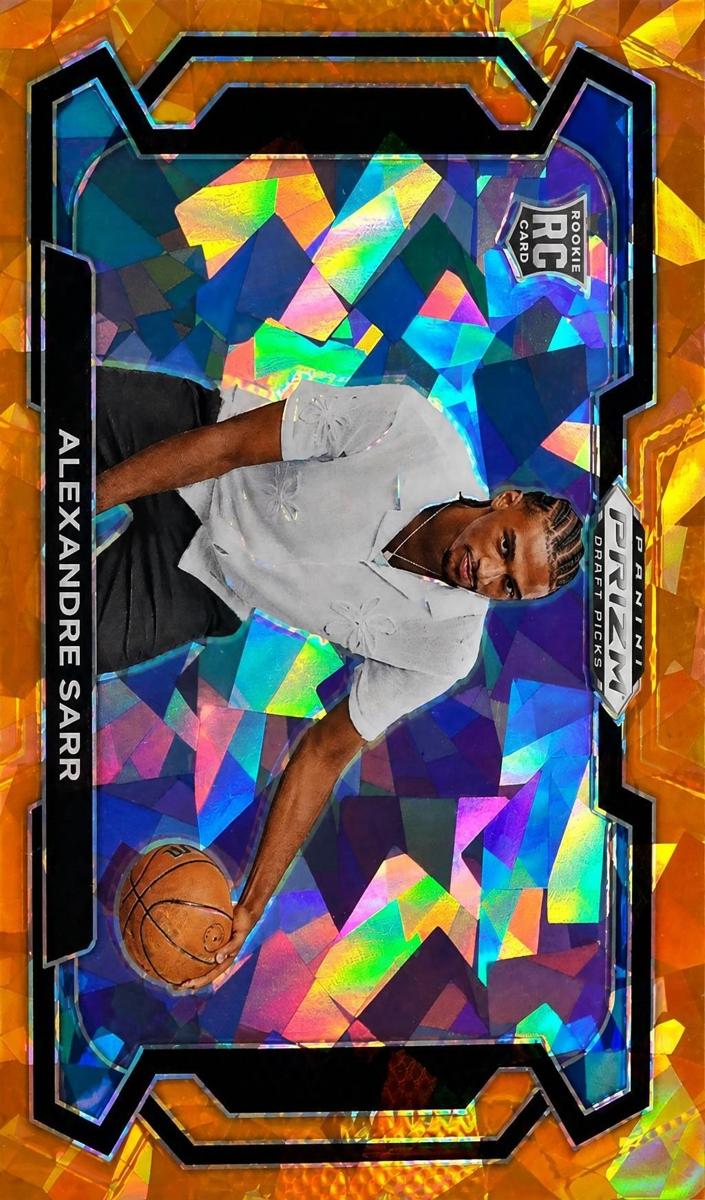 2024 Panini Prizm Draft Picks Basketball Orange Ice Alexandre Sarr #52