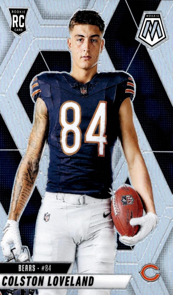 2025 Panini Mosaic Football Silver Colston Loveland #275