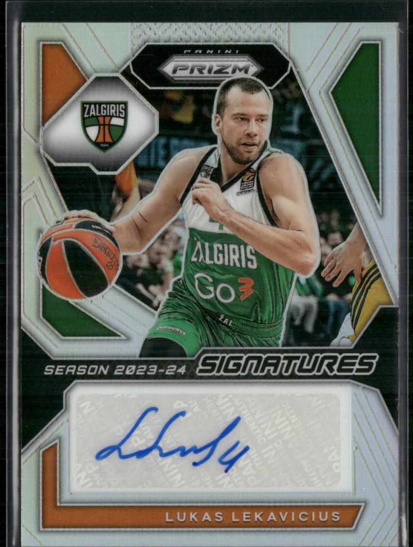2023 Panini Prizm Turkish Airlines EuroLeague Basketball Silver Lukas Lekavicius #SI-LUK
