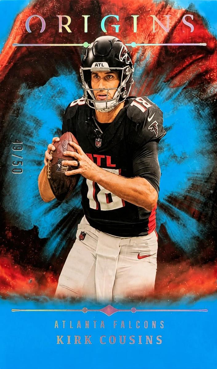 2024 Panini Origins Football Turquoise Kirk Cousins #1