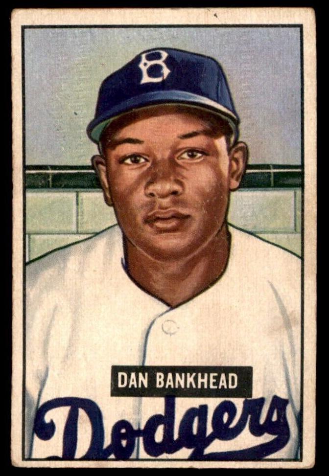1951 Bowman Baseball Dan Bankhead #225 PSA 5.5