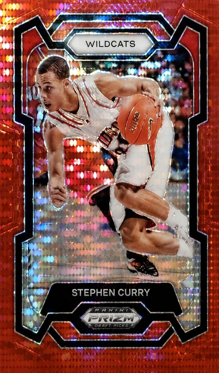 2024 Panini Prizm Draft Picks Basketball Red Pulsar Stephen Curry #77