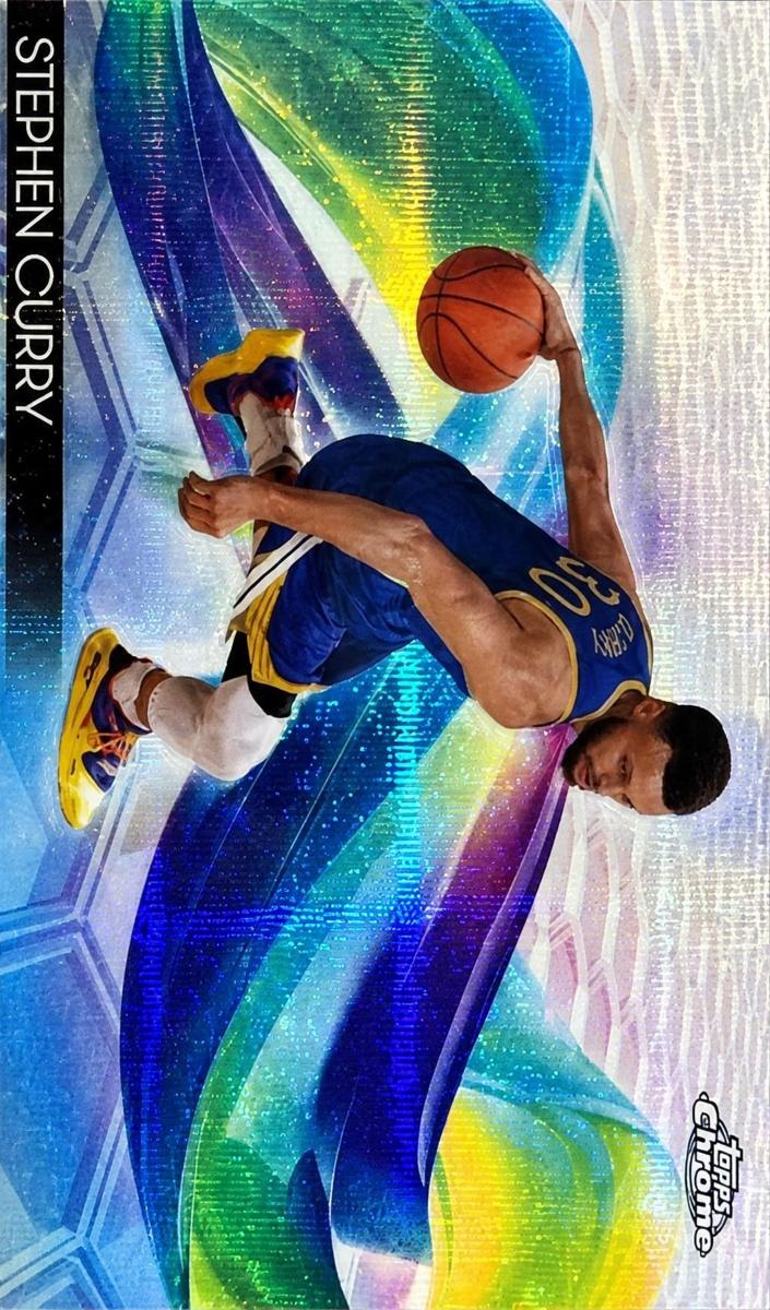 2024 Topps Chrome Basketball Stephen Curry #H-3 PSA 9