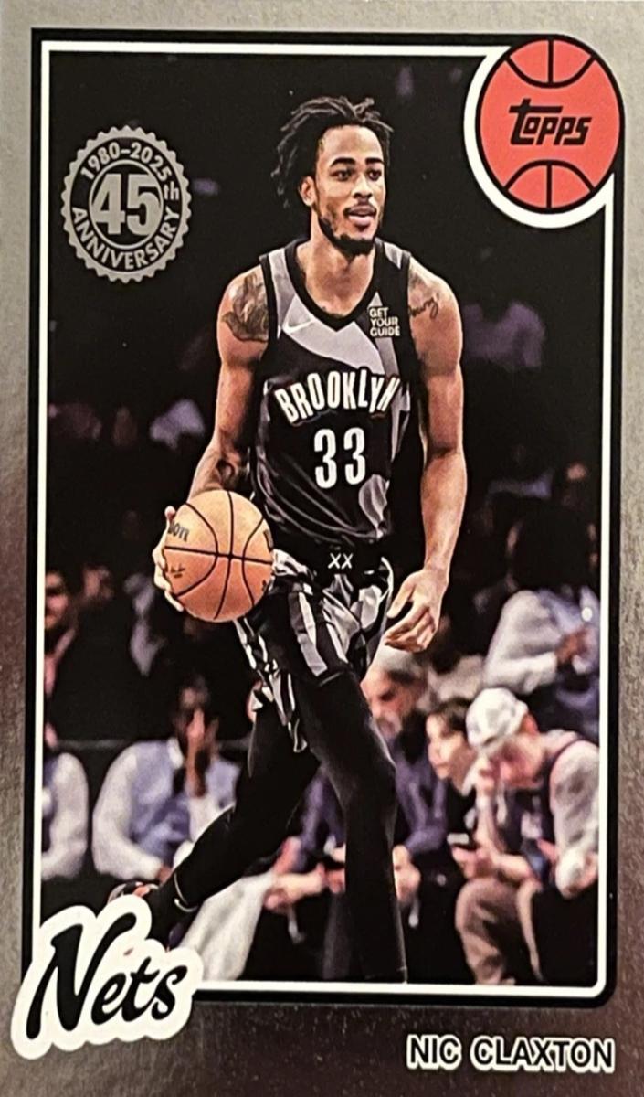 2025 Topps Basketball Nic Claxton #10