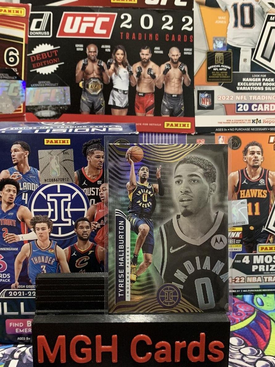 2021 Panini Illusions Basketball Tyrese Haliburton #46 PSA 9