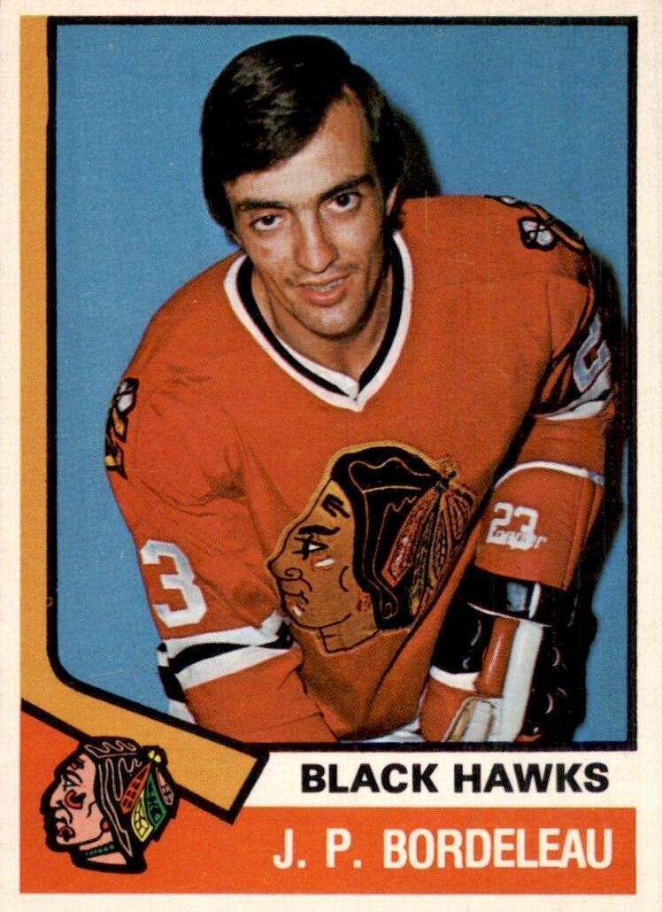 1974 O-Pee-Chee Hockey J.P. Bordeleau #309