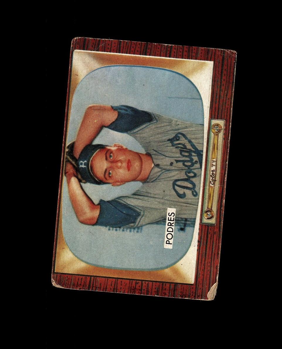1955 Bowman Baseball Johnny Podres #97 PSA 6