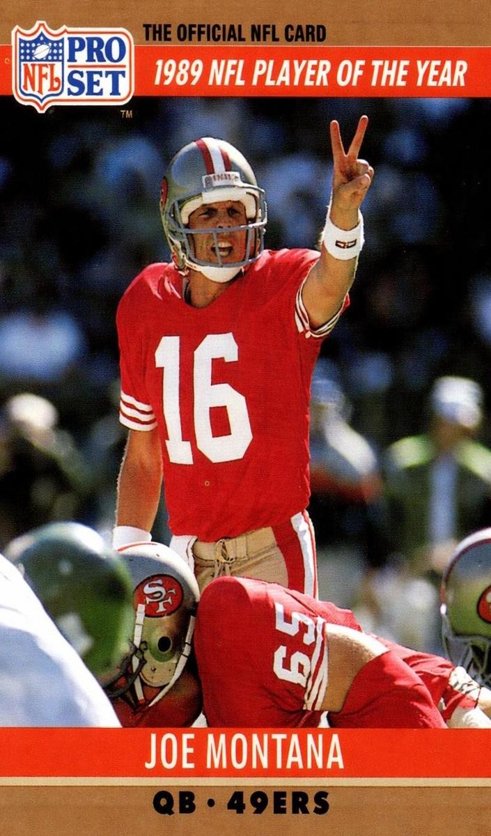 1990 Pro Set Football Joe Montana #2 PSA 9