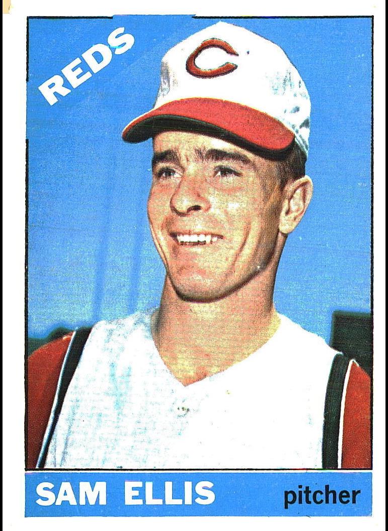 1966 Topps Baseball Sam Ellis #250