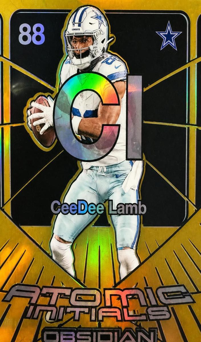 2024 Panini Obsidian Football Gold CeeDee Lamb #3