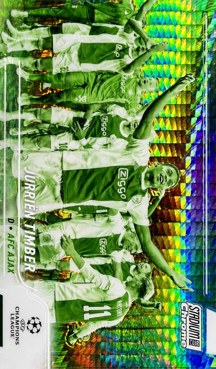 2021 Topps Stadium Club Chrome UEFA Champions League Soccer Night Vision Jurrien Timber #2