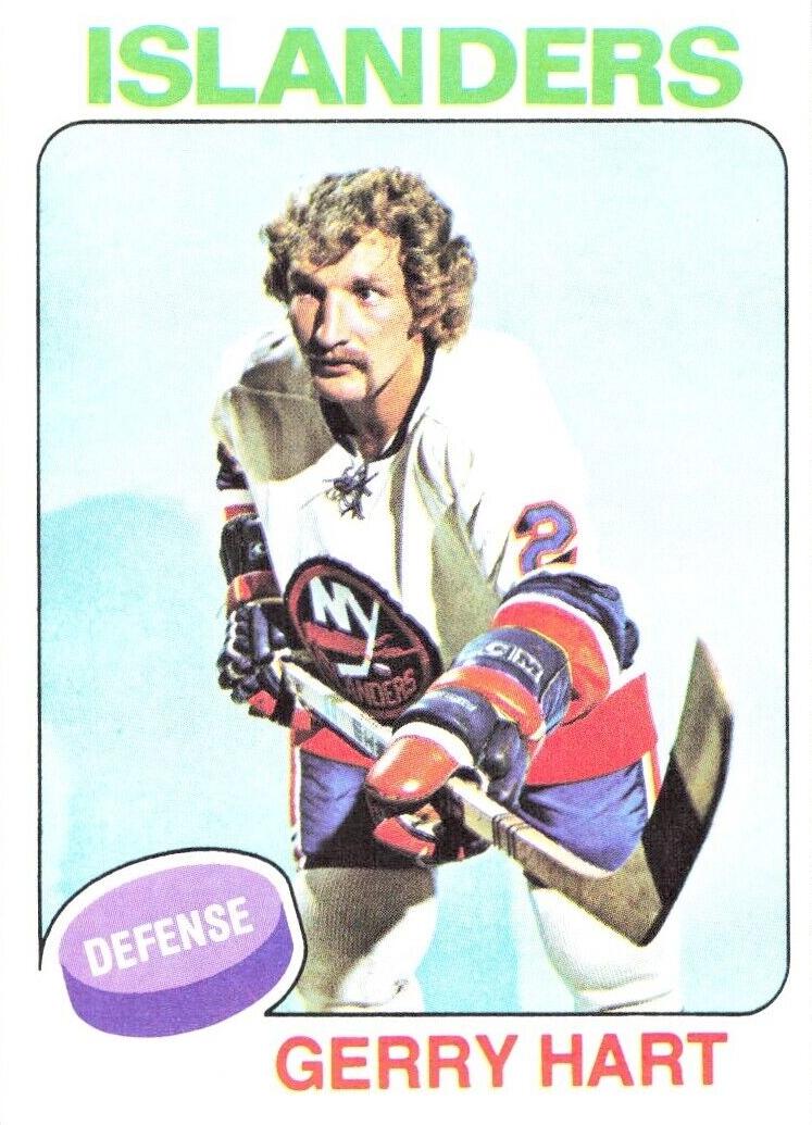 1975 Topps Hockey Gerry Hart #18