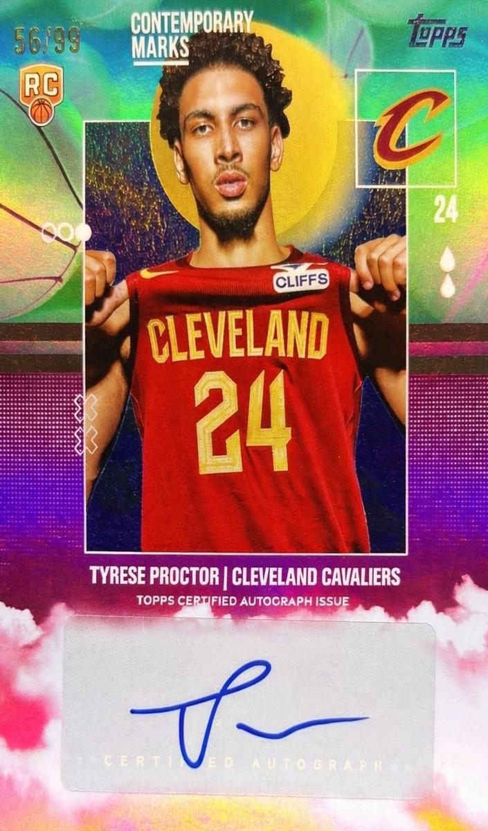 2025 Topps Basketball Green Rainbow Tyrese Proctor #CM-TP