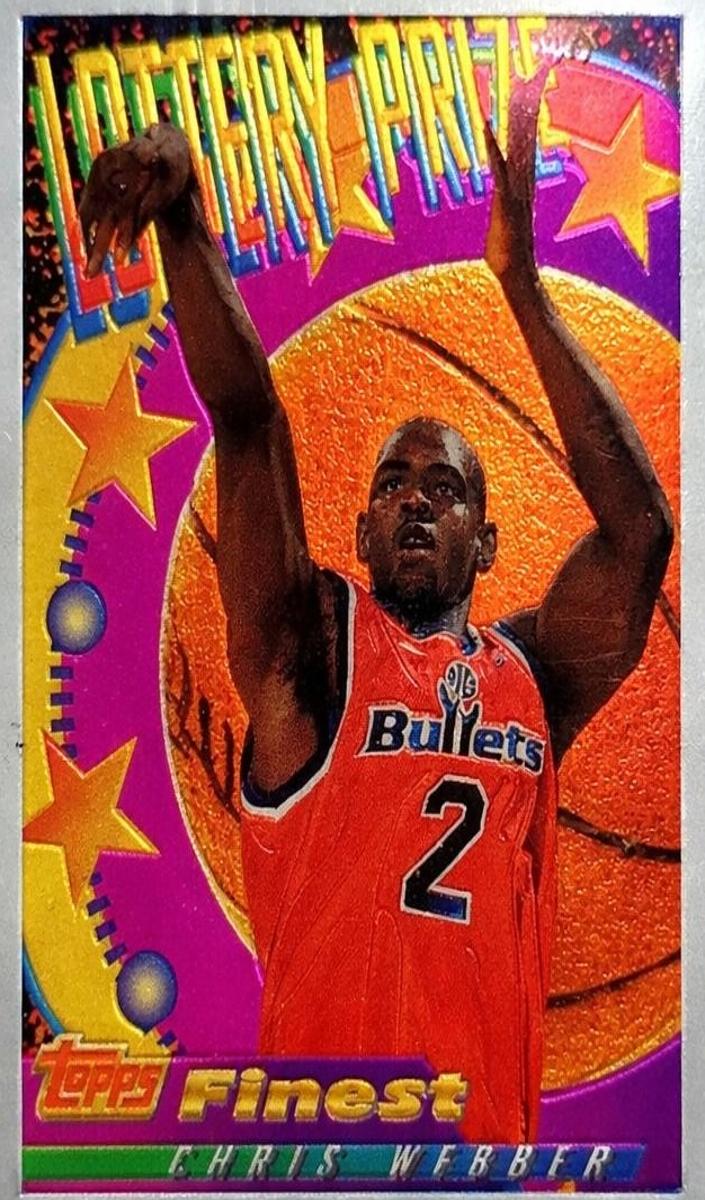 1994 Topps Finest Basketball Chris Webber #LP19 PSA 9
