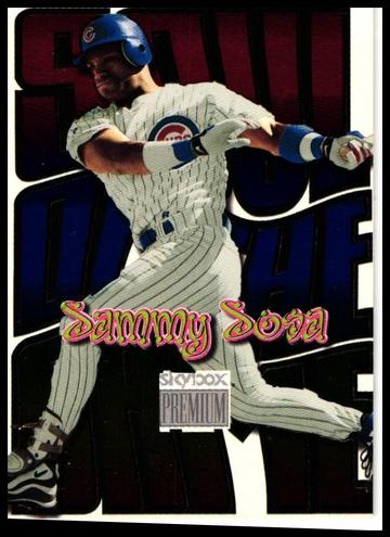 1999 Skybox Premium Baseball Sammy Sosa #15SG PSA 8