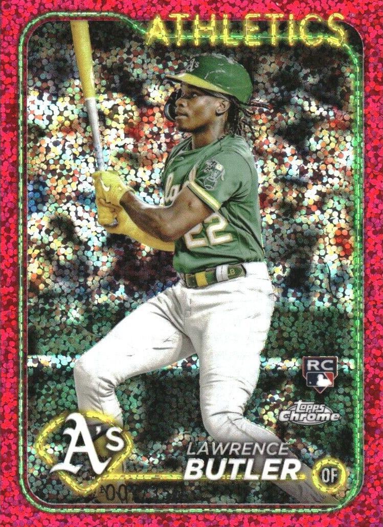 2024 Topps Chrome Baseball Magenta Speckle Lawrence Butler #5