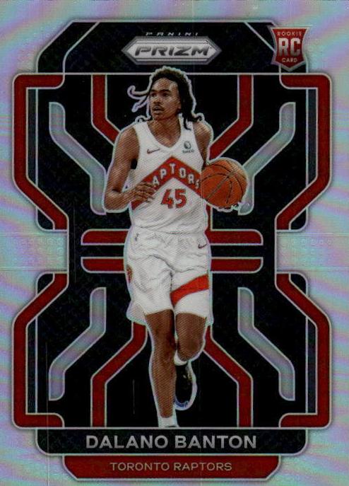 2021 Panini Prizm Basketball Prizms Silver Dalano Banton #328 PSA 8.5