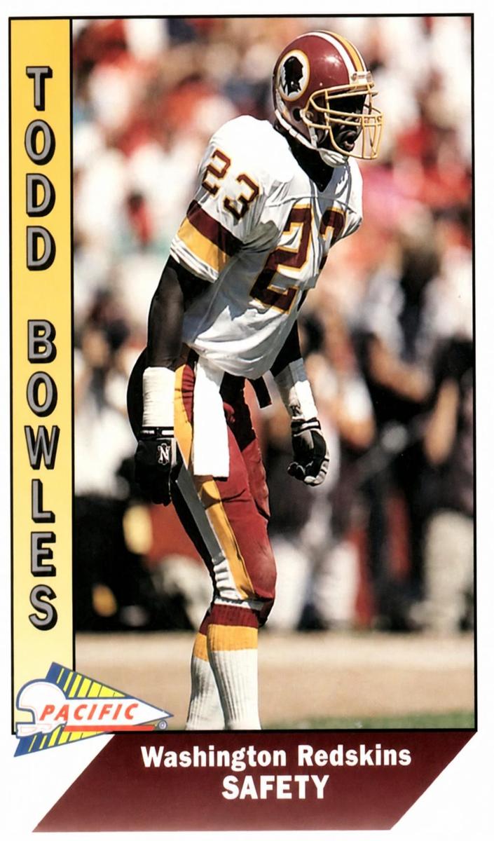 1991 Pacific Football Todd Bowles #516