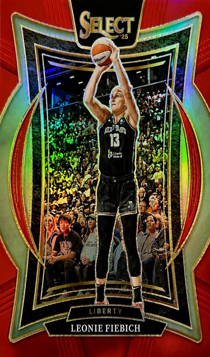 2025 Panini Select WNBA Basketball Red Leonie Fiebich #79