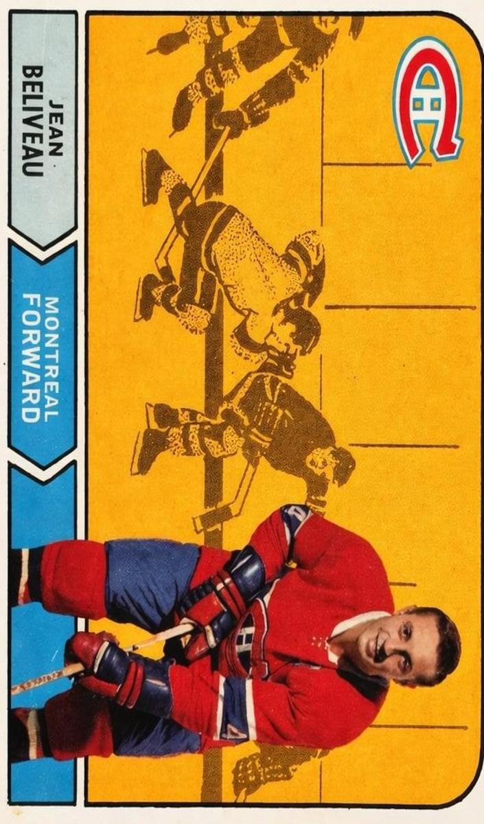 1968 O-Pee-Chee Hockey Jean Beliveau #166